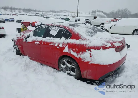 2018 Alfa Romeo Giulia Ti Sport Awd from USA, damaged, VIN ZARFAEEN3J7596065